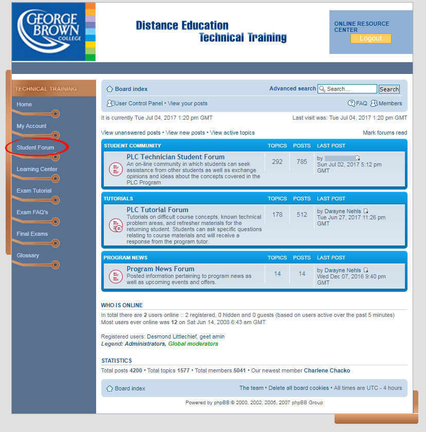 How to Use the GBC Online Student Forums GBC Online